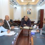 مناقشة الاجتماع الأول للجمعية العمومية للشركة اليمنية للاتصالات الدولية تيليمن في العاصمة عدن